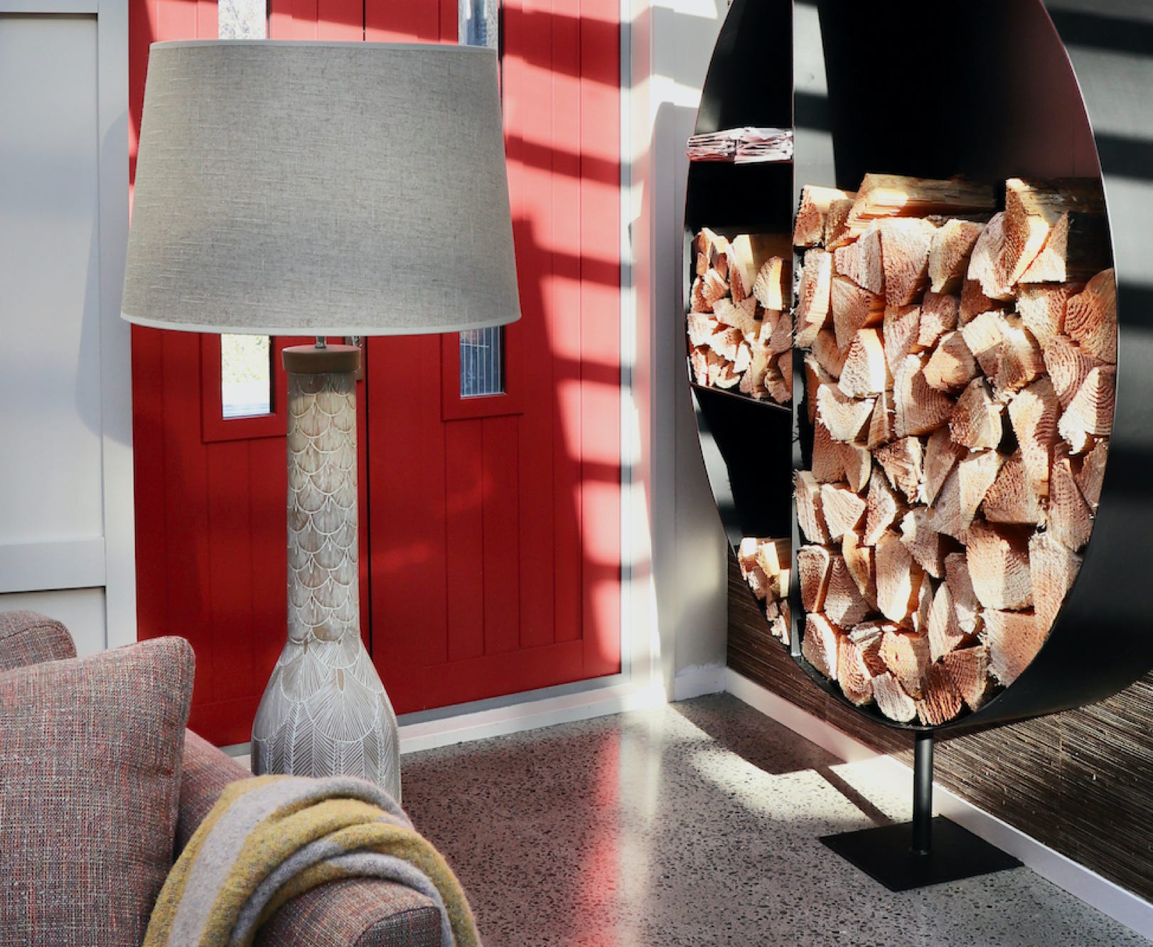 Studio 28 Interior Design Wellington Zealand. Creating wow interiors that are easy on the eye. Wood storage for fireplace.Studio 28 Interior Design Lower Hutt interior designer Wellington Interior designer New Zealand interior designer interior designer Interior design living room interior design kitchen interior design bathroom interior design ensuite interior design media room interior design guest bedroom interior design colourful interior design subdued interior design stylish interior design 