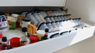Details of spice drawer